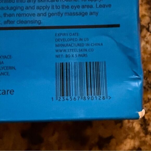 STEEL SKIN Power Retinol Eye Masks- 5 Sets - Picture 4 of 8